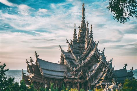 The 'Sanctuary of Truth' is the largest wooden structure in Thailand