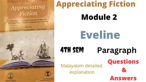 Eveline Question And Answers Appreciating Fiction 4th Sem Calicut