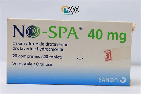 No Spa 40mg Tabs Price Per Tab Cross Link Pharmacy Solutions LTD