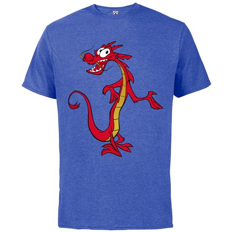 Disney Mulan Mushu Dragon T Shirt Short Sleeve Cotton T Shirt For