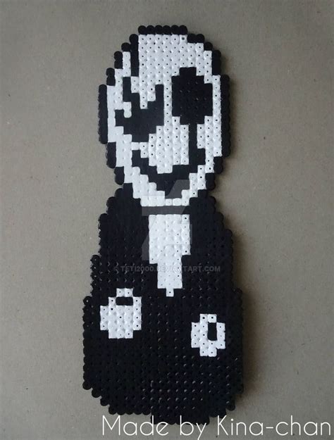 Gaster Perler Beads Undertale By Teti2000 Diy Perler Bead Crafts