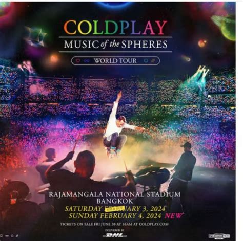 Coldplay Music Of The Sphere World Tour Bangkok 04th February 2024