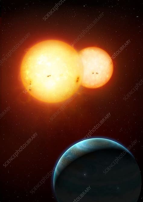 artwork  planet  binary kepler  stock image
