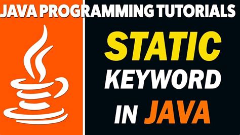 Java Programming Tutorial More On Static Youtube