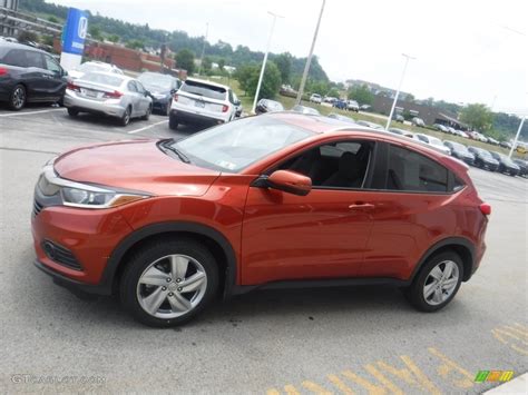 Orangeburst Metallic Honda Hr V Ex Awd Exterior Photo