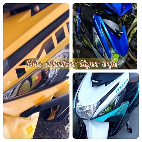 Yamaha Mio I Winker Tiger Eye Transparent Sticker Lazada Ph