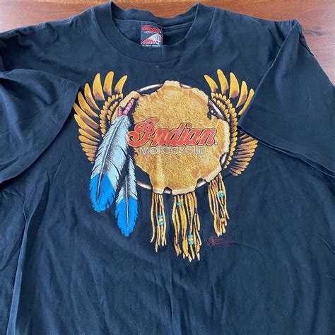 RARE Vintage 1991 Indian Motorcycle T Shirt Made In USA Etsy