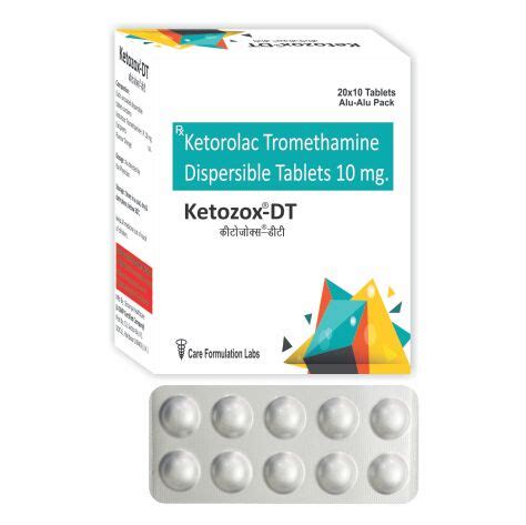 Ketorolac Tromethamine Dispersible Tablets At Rs Strip In Delhi