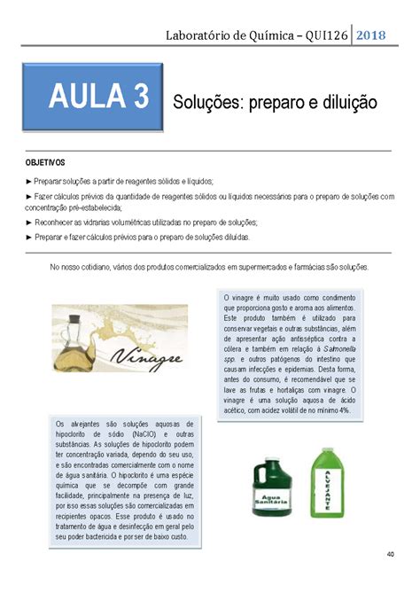 2018 QUI126 AULA 3 Soluções Preparo E Diluição ilovepdf compressed 1