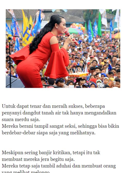 Cantik Serta Seksi Inilah Enam Penyanyi Dangdut Ini Suka Tampil HOT Saat Manggung No 5