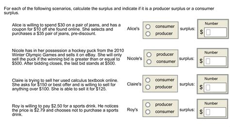 Solved For Each Of The Following Scenarios Calculate The Chegg