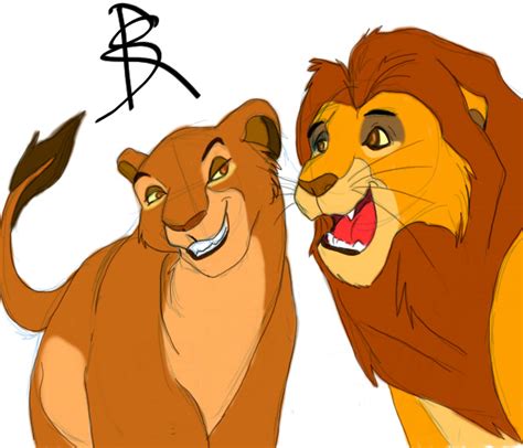 Sarabi and Mufasa by Madkazer on DeviantArt