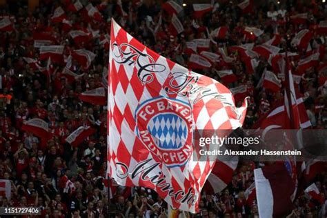 Bayern Munich Flags Photos And Premium High Res Pictures Getty Images