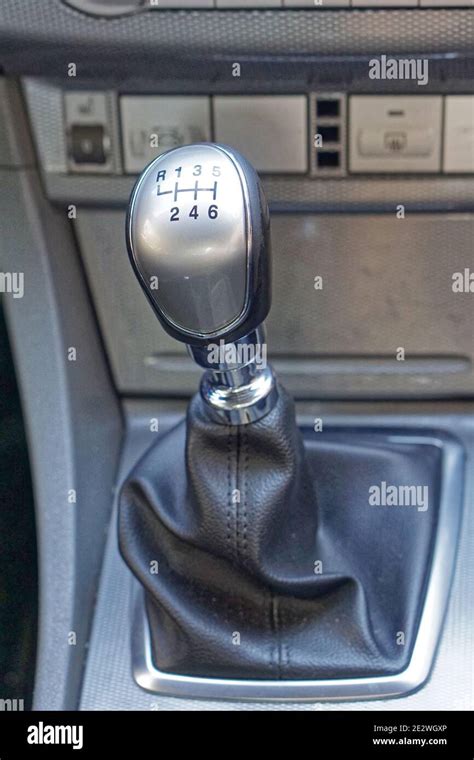 Six Speed Stick Shift Manual Transmission Vehicle Stock Photo Alamy