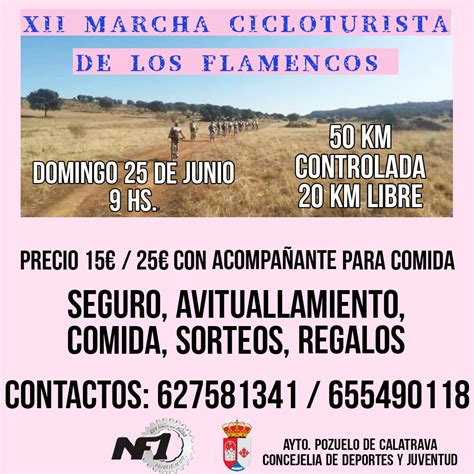 Este Domingo No Te Pierdas La Xii Marcha Cicloturista De Los Flamencos