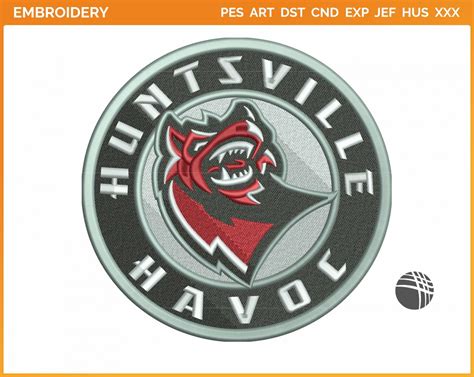 Huntsville Havoc - Hockey Sports Embroidery Logo in 4 sizes ...