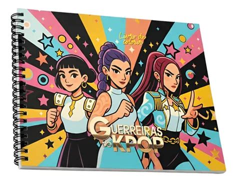 Bobbie Goods Guerreiras Do Kpop - Livro De Colorir As Guerreiras Do K Pop Estilo Bobbie Goods Azul-escuro ...