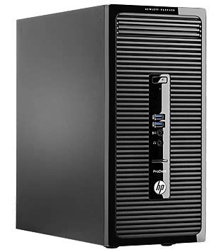 HP ProDesk 400 G2 Microtower PC Écran 20 pouces HP W2072a LED Backlit