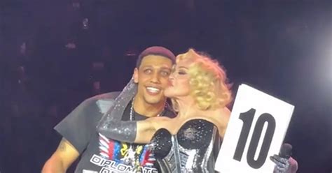 Madonna Caught In Steamy Smooch As She Kisses Toyboy On Stage After