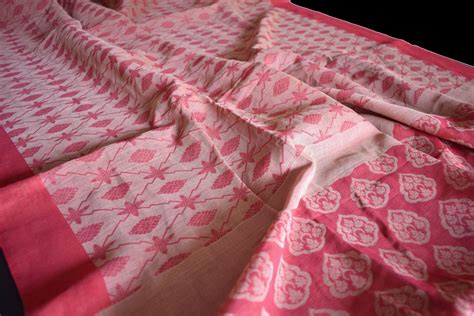 Double Cloth Saree Of West Bengal Sutrakaar Celebrating Handloom