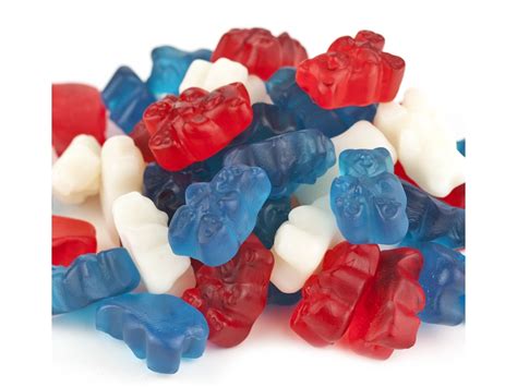 Patriotic Gummi Bears 1 Pound Freedom Gummi Bears