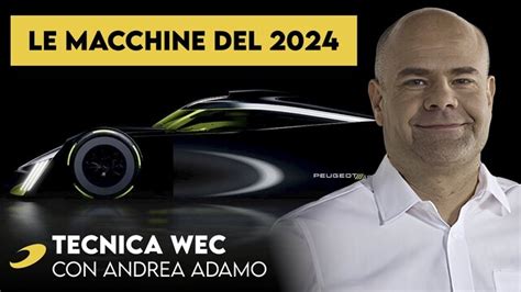 Le NUOVE Macchine 2024 TECNICA WEC Con Andrea Adamo WEC Video