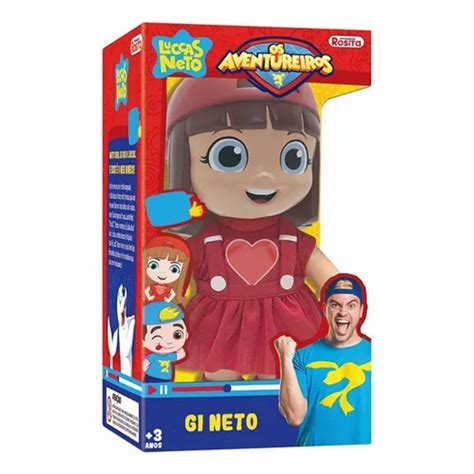 Boneca Gi Aventureira - Boneca Gi Neto Aventureira Vermelha Rosita - 1241 | Shopee Brasil