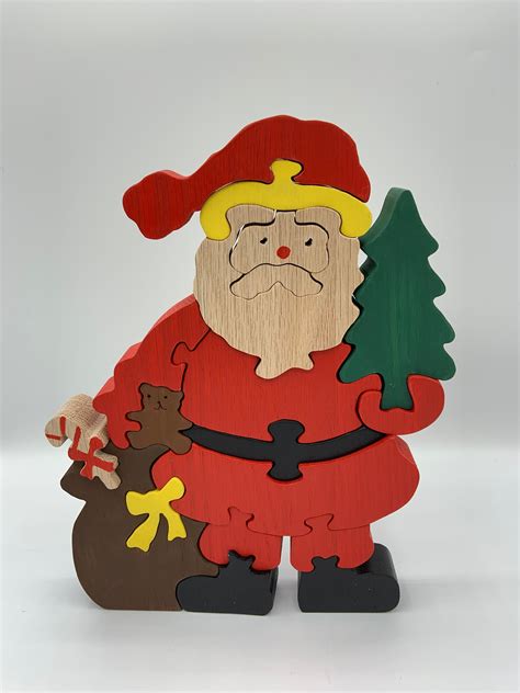 Santa Puzzle - Etsy