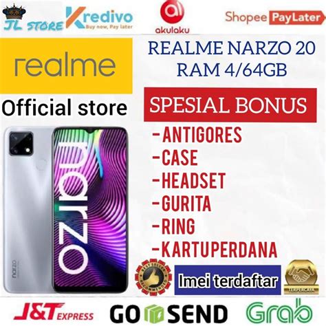 Jual Realme Narzo Ram Gb Rom Gb Garansi Resmi Realme Indonesia