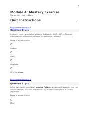Mod Hum Doc Module Mastery Exercise Started Oct At