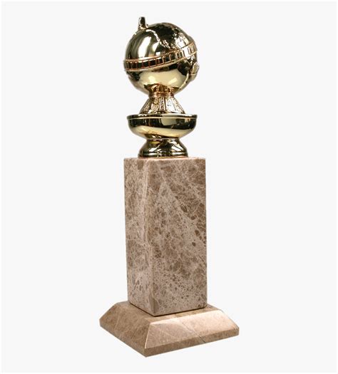 Golden Globes Golden Globe Award Trophy Hd Png Download