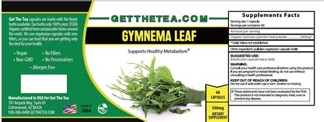 Gymnema Leaf – Get The Tea