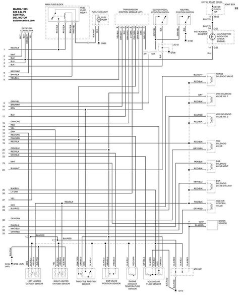 Diagrama Del Motor De Mazda Mpv Body Electronics