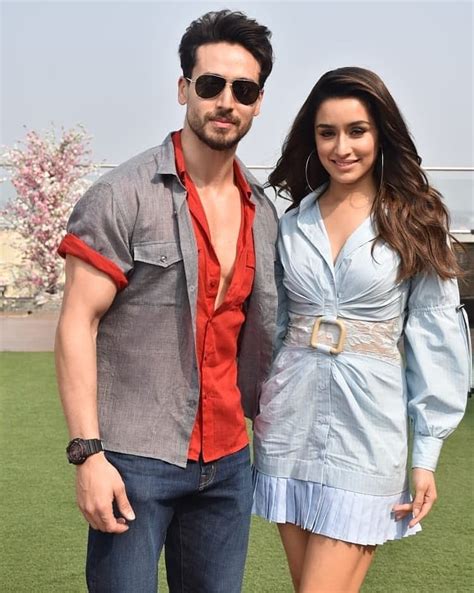 mumbai mumbai bollywood actors shraddha kapoor  tiger shroff share