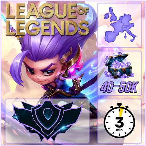 Konto League Of Legends Smurf Lol Unranked Unverified 30 Lvl Euw 40 50k