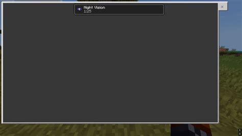 How to check potion effects on Minecraft Bedrock