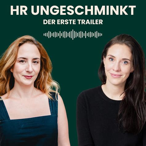 Der Erste Trailer Hr Ungeschminkt Der Ehrliche Personal Podcast Rtl