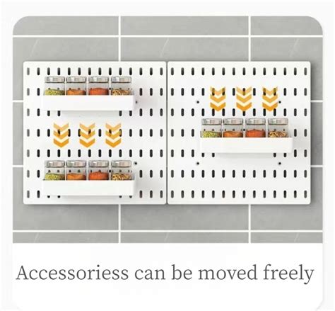 Office Wall Mount Pegboard Display Wall Peg Board Shelf With Storage