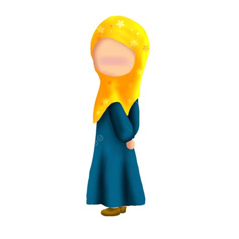 Imagen De Una Mujer Musulmana Png Mujer Musulmán Usando Hiyab Png Y Psd Para Descargar