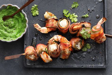 Surfn Turf Spieße mit Vanille Rub und Guacamole