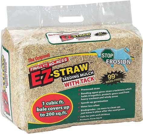 ez straw seeding mulch  tack  lb shopic