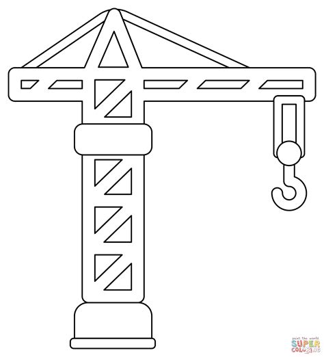 Bouw Kraan Kleurplaat Gratis Kleurplaten Printen