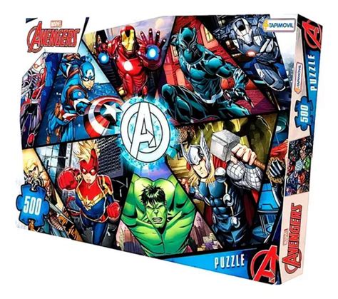 Puzzle Piezas Avengers Los Vengadores Tapimovil