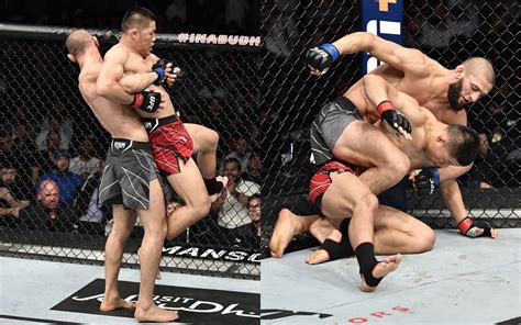 Watch Khamzat Chimaev Effortlessly Lifts Li Jingliang And Slams Him On