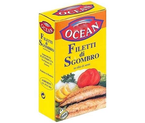 OCEAN FILETTI DI SGOMBRO Filet Z Makreli W Oliwie Inna Producent