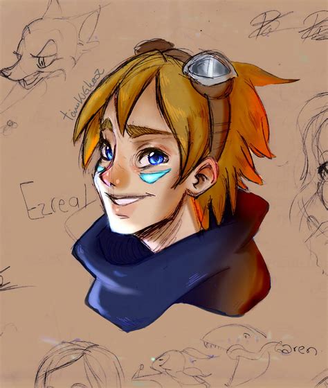 Ezreal Fanart By Tanukighost On Deviantart