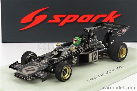 SPARK MODEL S7295 Masstab 1 43 LOTUS F1 72D DENIM N 12 USA GP 1972 R