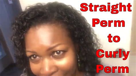 Gina Curl From Straight Perm To Curly Perm Detailed Process Youtube