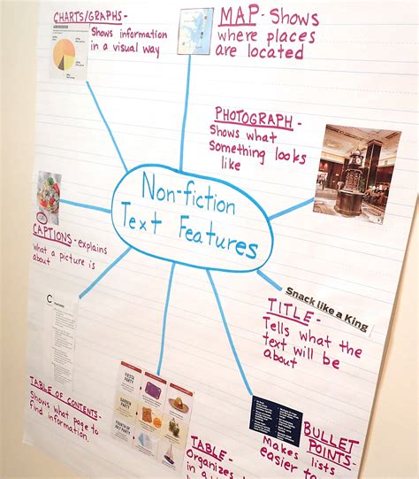 Text Features 4th Grade Anchor Chart