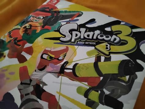 My Splatoon 3 Art Book Arrived Today R Splatoon